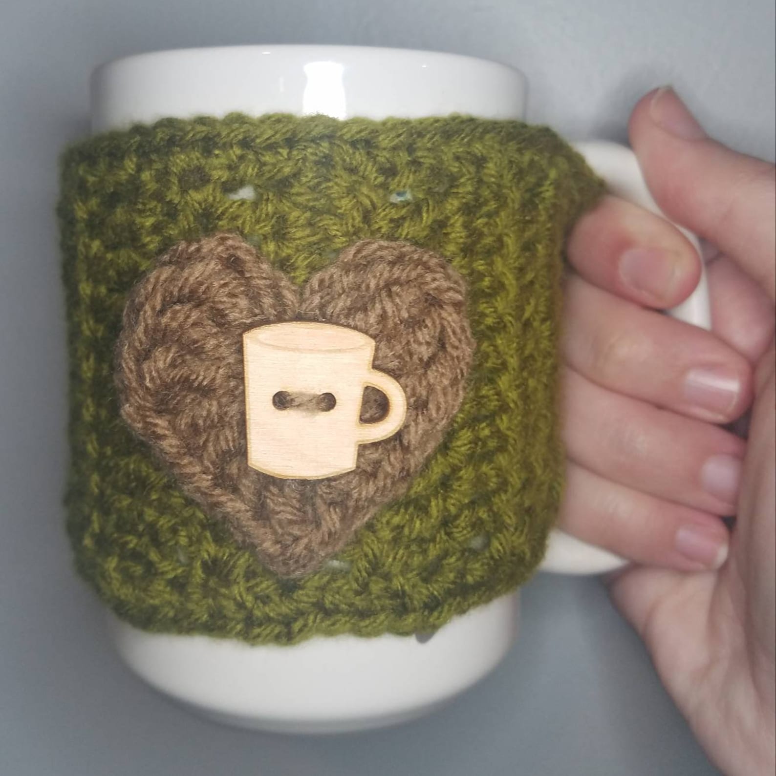 Coffee Lover's Mug Sleeves Button Mug Sleeve Mug Cozy Etsy