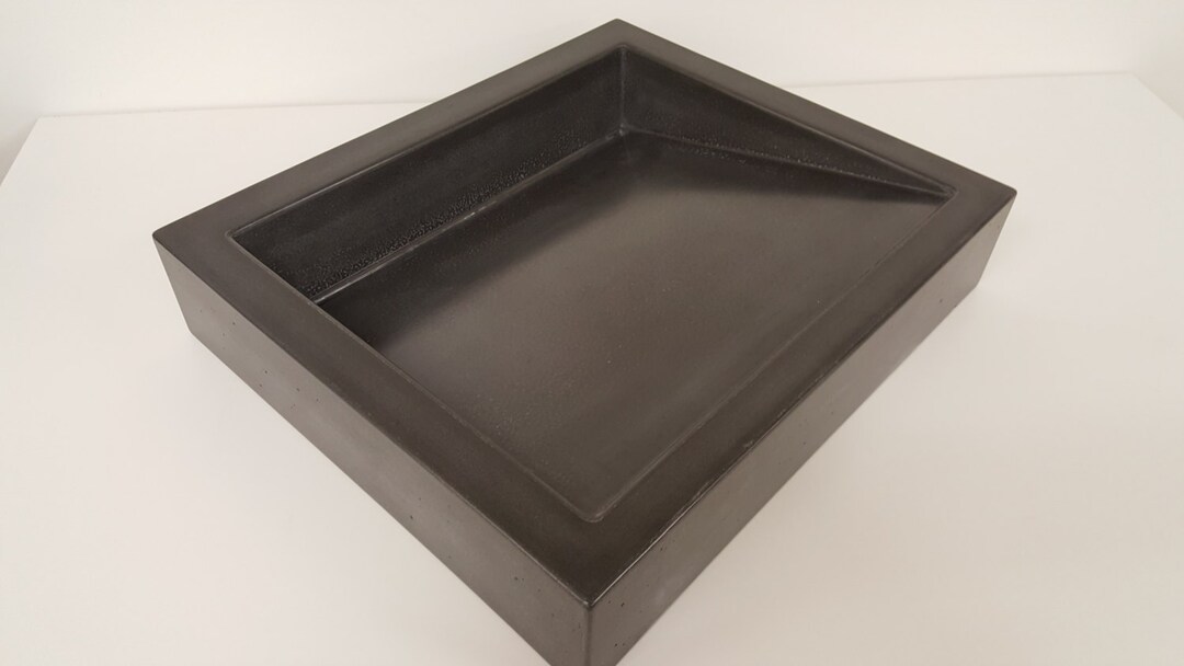 20 Shallow Vessel Ramp Sink With Slot Drain Etsy