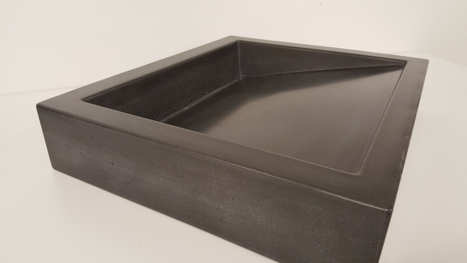 20 Shallow Vessel Ramp Sink with slot drain Etsy