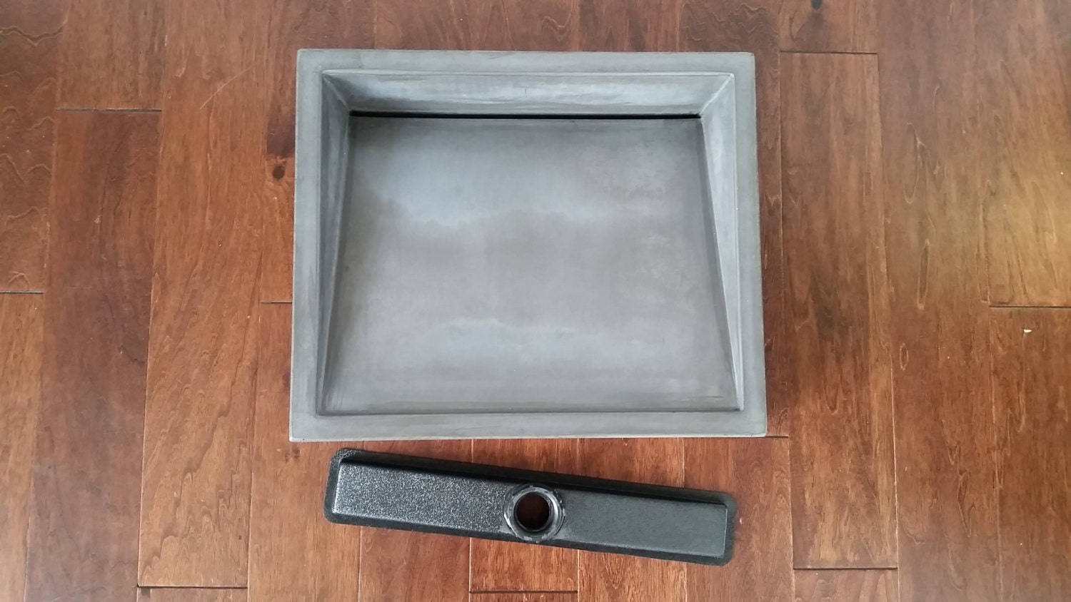 19 Shallow Vessel Ramp Sink With Slot Drain Etsy