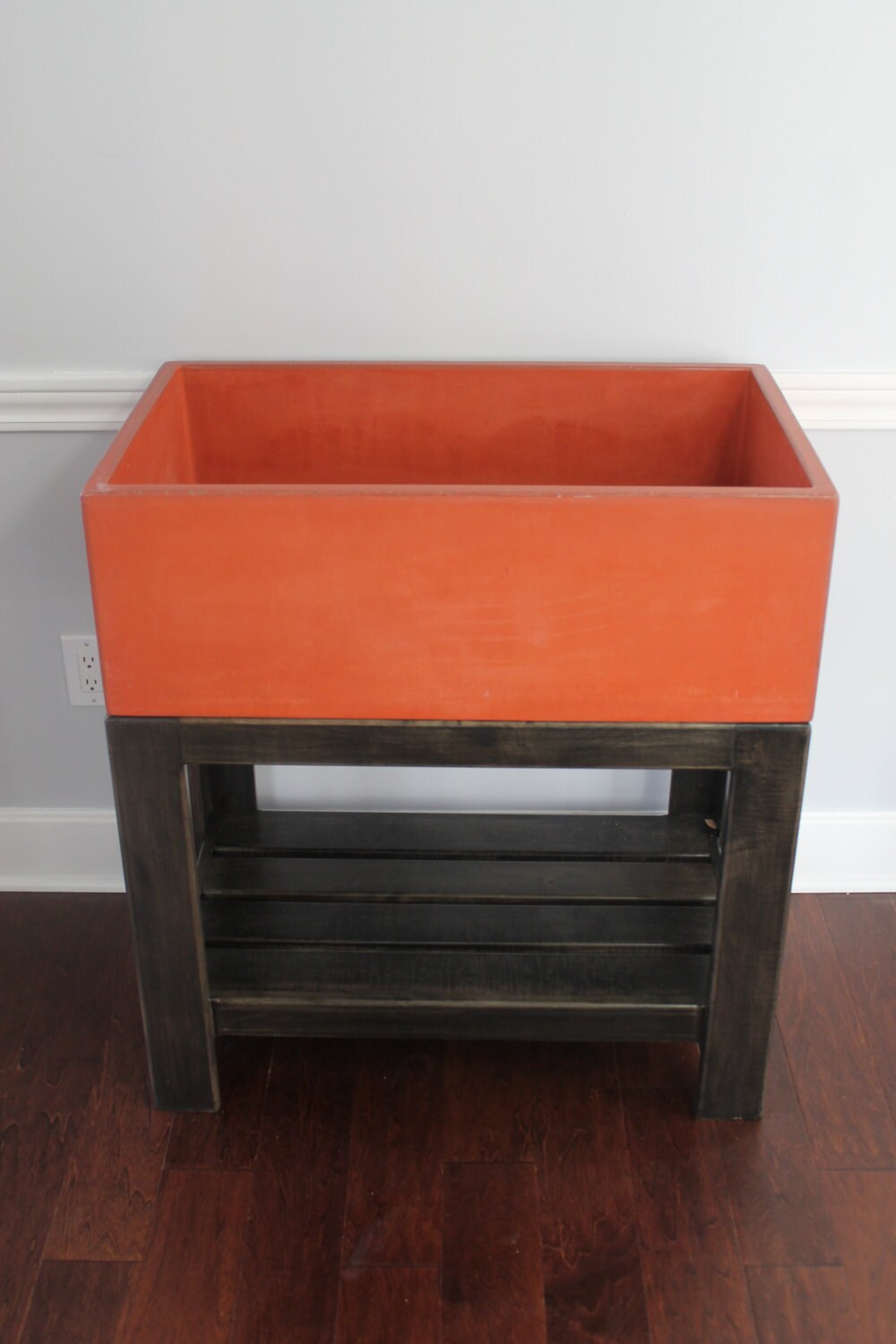 Concrete Farm Sink With Stand Etsy