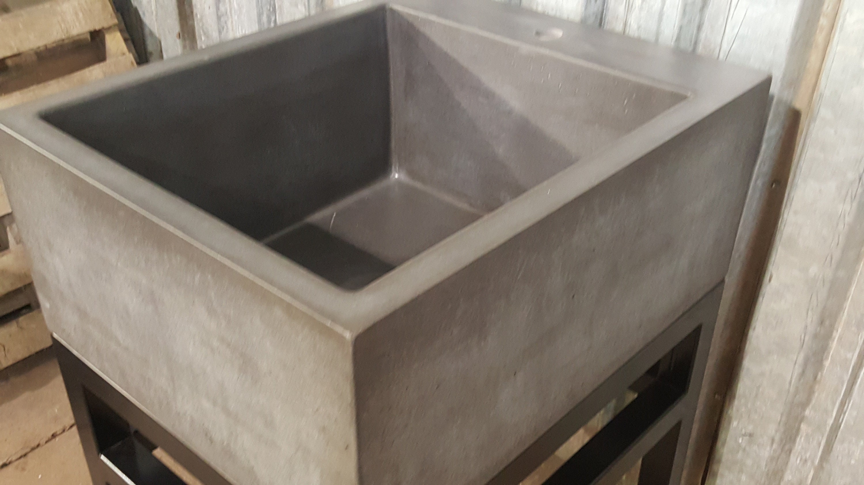 22 Deep Utility Sink With Extension and Steel Stand Etsy