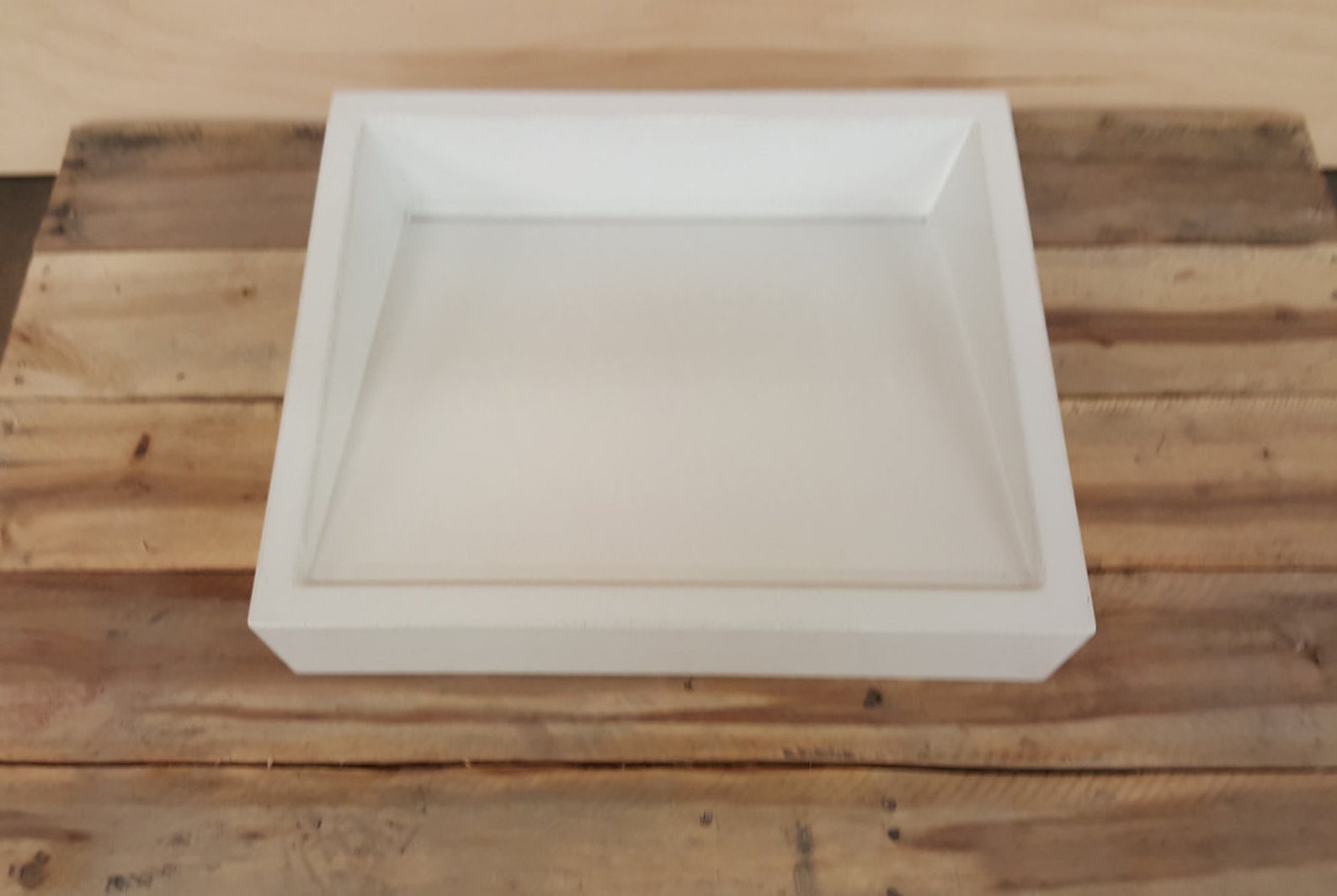 19 White Shallow Vessel Ramp Sink With Slot Drain Etsy