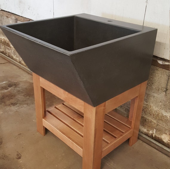 Large Utility Sink With Extension And Stand Etsy