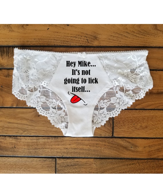 Sexy Personalized panties Wedding gift for the bride Sexy Etsy