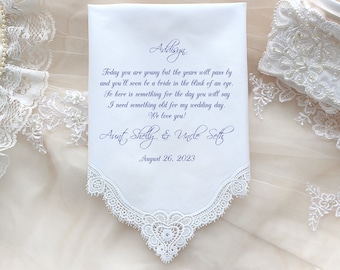 Flower Girl Handkerchief, wedding Handkerchief-custom PRINTED-Personalized, keepsake gift LS5FCAC[108]
