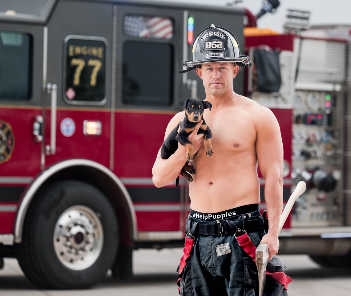 2024 Fire Rescue Dogs Calendar Etsy