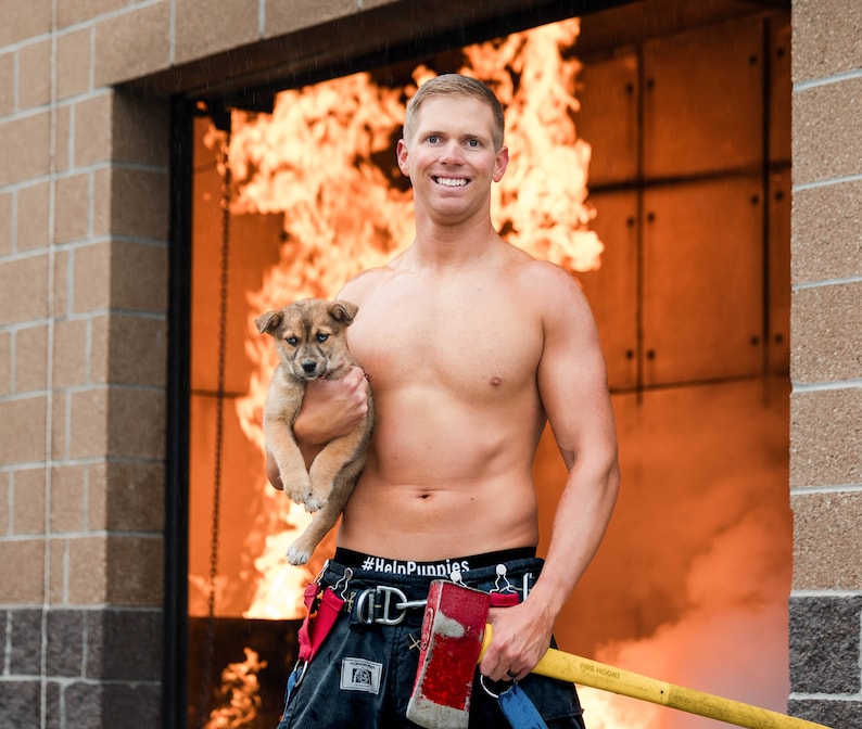 2024 Fire Rescue Dogs Calendar Etsy