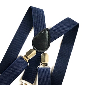 Navy Blue Suspenders, Dark Blue Suspenders, Men's Suspenders, Toddler Suspenders, Navy Wedding, Ring Bearer, Cake Smash Outfit