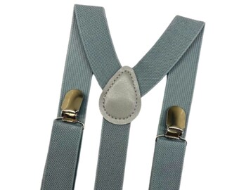 Light Grey Suspenders, Grey Suspenders, Suspenders Men, Womens Suspenders, Boys Suspenders, Toddler Suspenders, Suspenders Groomsmen