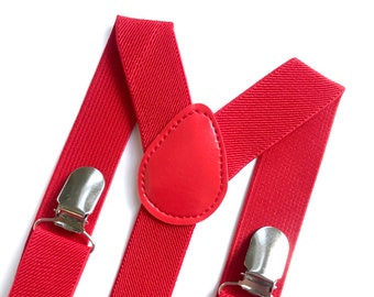 Red Suspenders, Red Suspenders Adult, Valentine's Day, Suspenders, Red Suspenders Boys, Boys Valentines Day Outfit, Christmas Suspenders