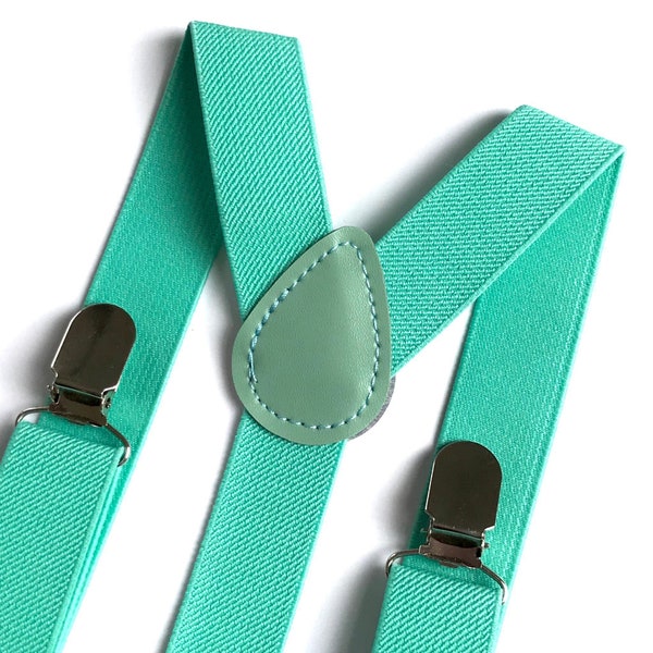 Mint Suspenders Etsy