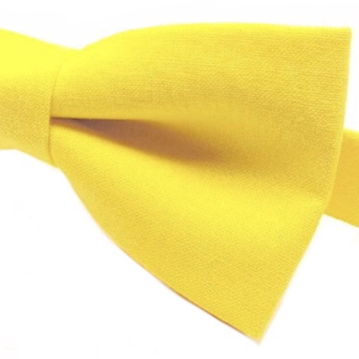 Bright Yellow Bow Tie Lemon Bow Tie Men's Wedding Bow Etsy