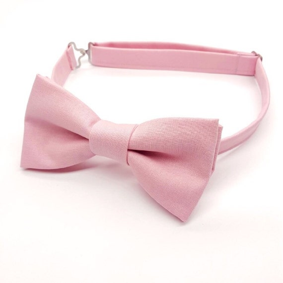 Mens pink bow tie deals