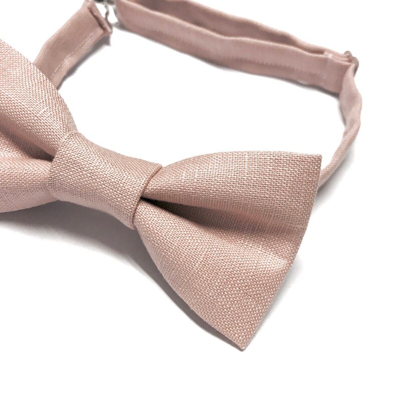 Dusty Rose Bow Tie Dusty Pink Bow Tie Quartz Bow Tie Pink Etsy