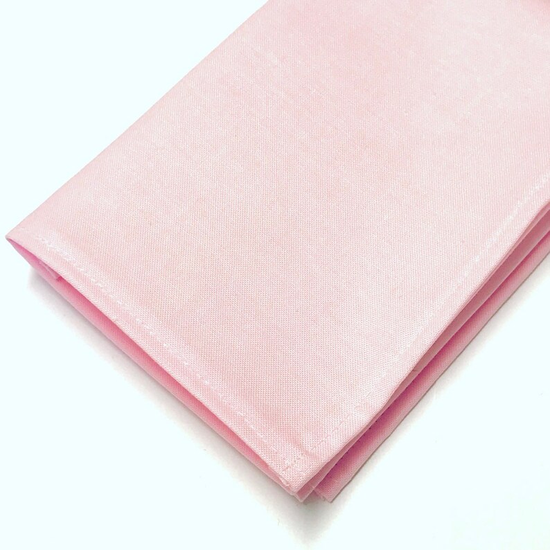 Pink Pocket Square Light Pink Pocket Square Pink Etsy