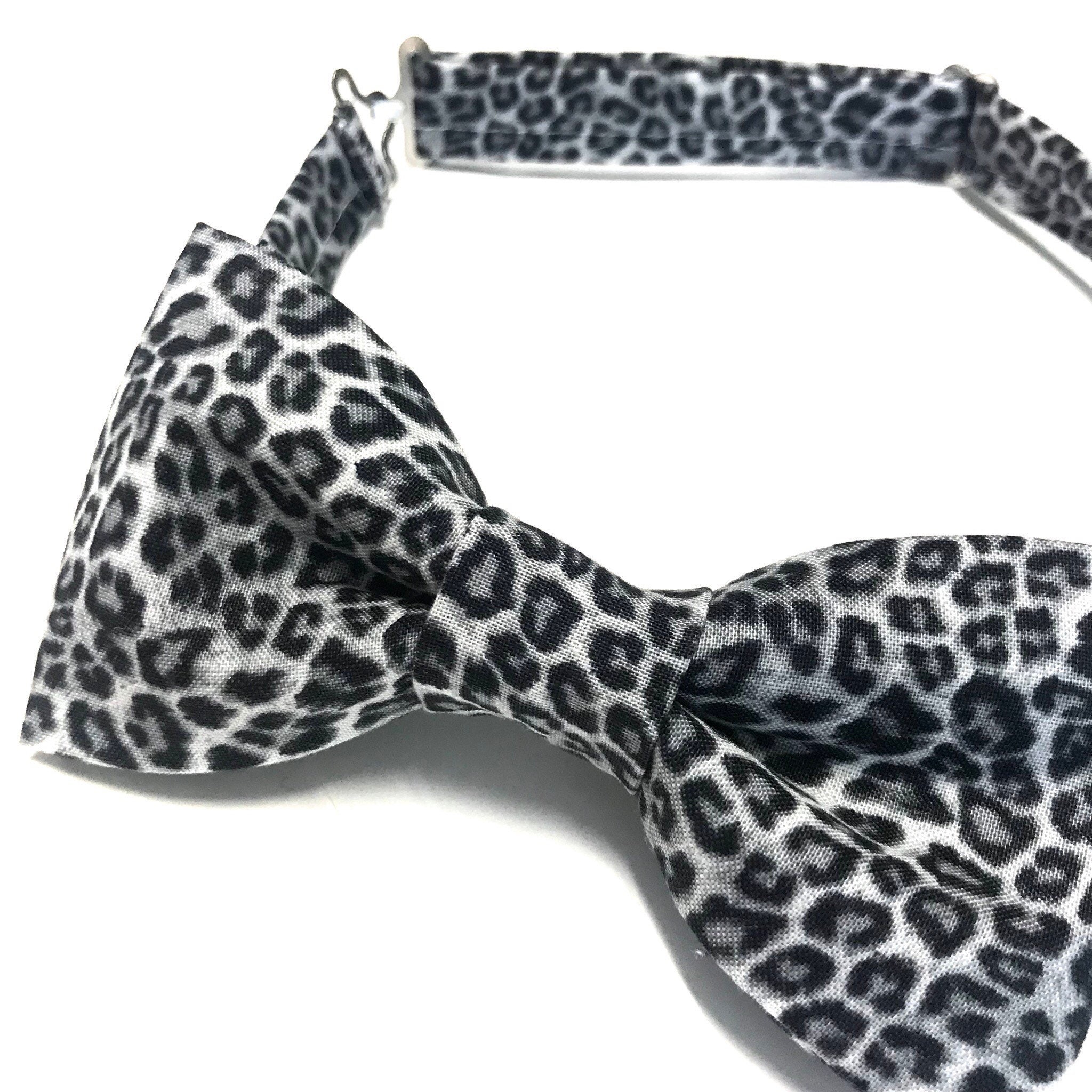 Leopard Print Bow tie Animal Print Bow tie. Cheetah Print Bow Etsy