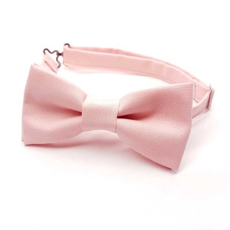 Men's Light Pink Bow Tie Pink Bow Ties Pink Bowtie | Etsy