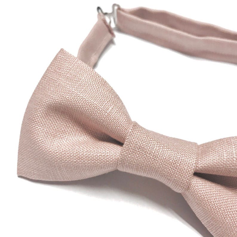 Dusty Rose Bow Tie Dusty Pink Bow Tie Quartz Bow Tie Pink Etsy Canada