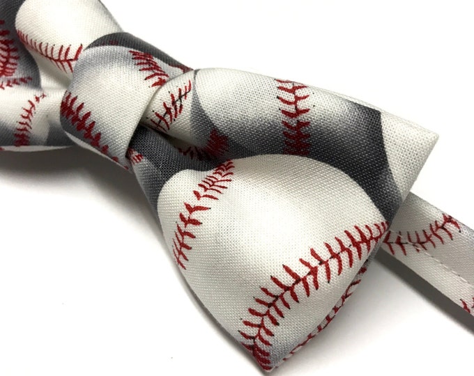 Baseball Bow Tie Baseball Bowtie Mens Baseball Bowtie Kids Etsy