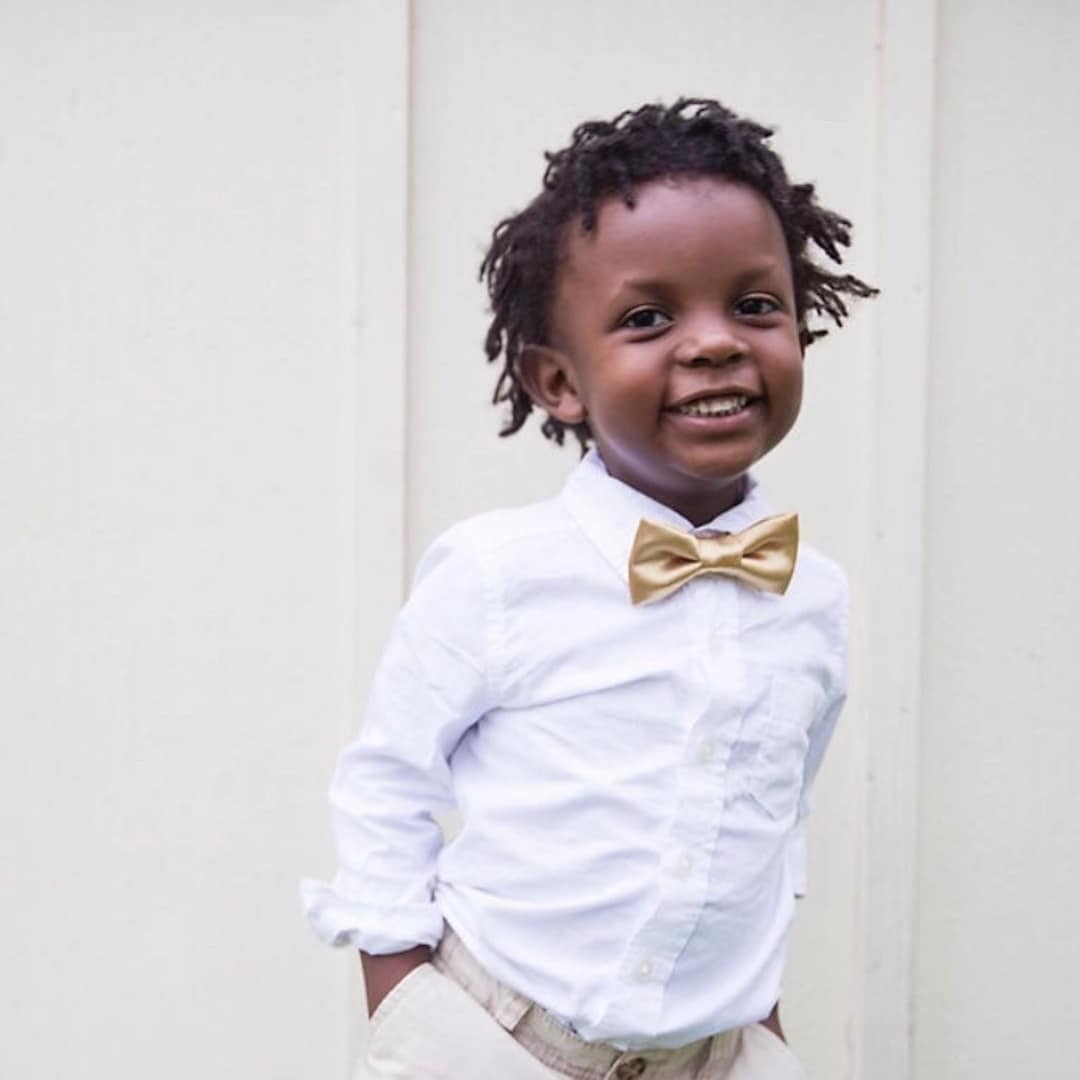 Boys Gold Bow Tie Bow Ties for Boys Bow Ties Kids Gold Bow Etsy