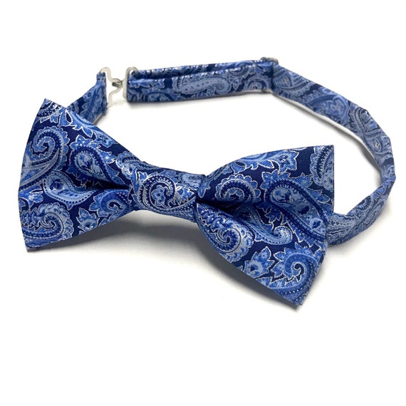 Blue Paisley - Bow ties