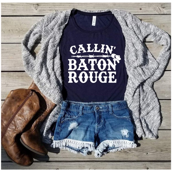 Callin Baton Rouge T Shirt Etsy