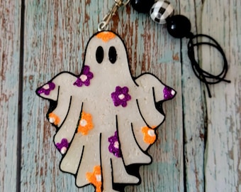Flower Ghost Car Freshie| Cute Halloween Car Freshie |Car Freshie| Fall freshies| Ghost Freshies| New freshies| Air Freshener Freshies