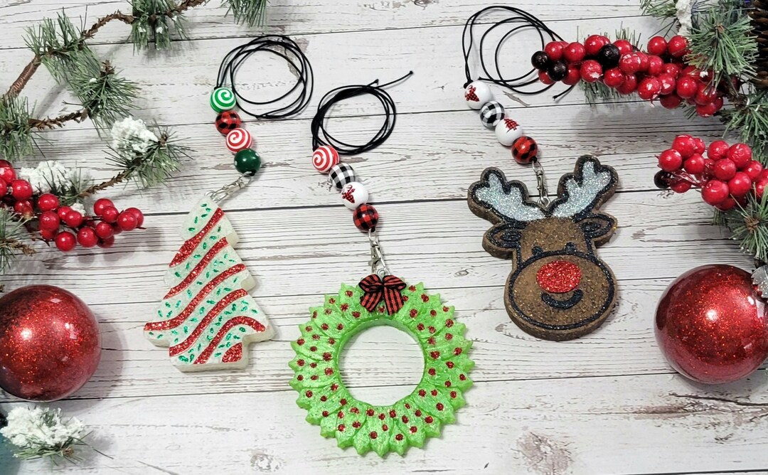 Christmas Car Freshie Rudolph Car Freshie Christmas Tree Cake christmas