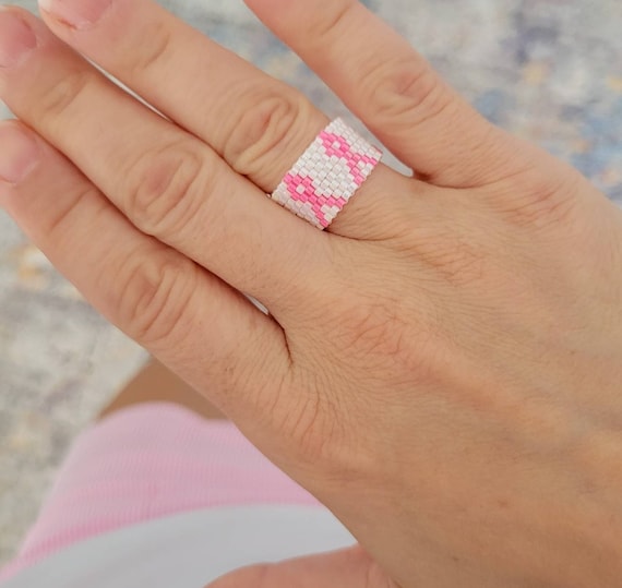 Breast Cancer Ribbon Ring 2025