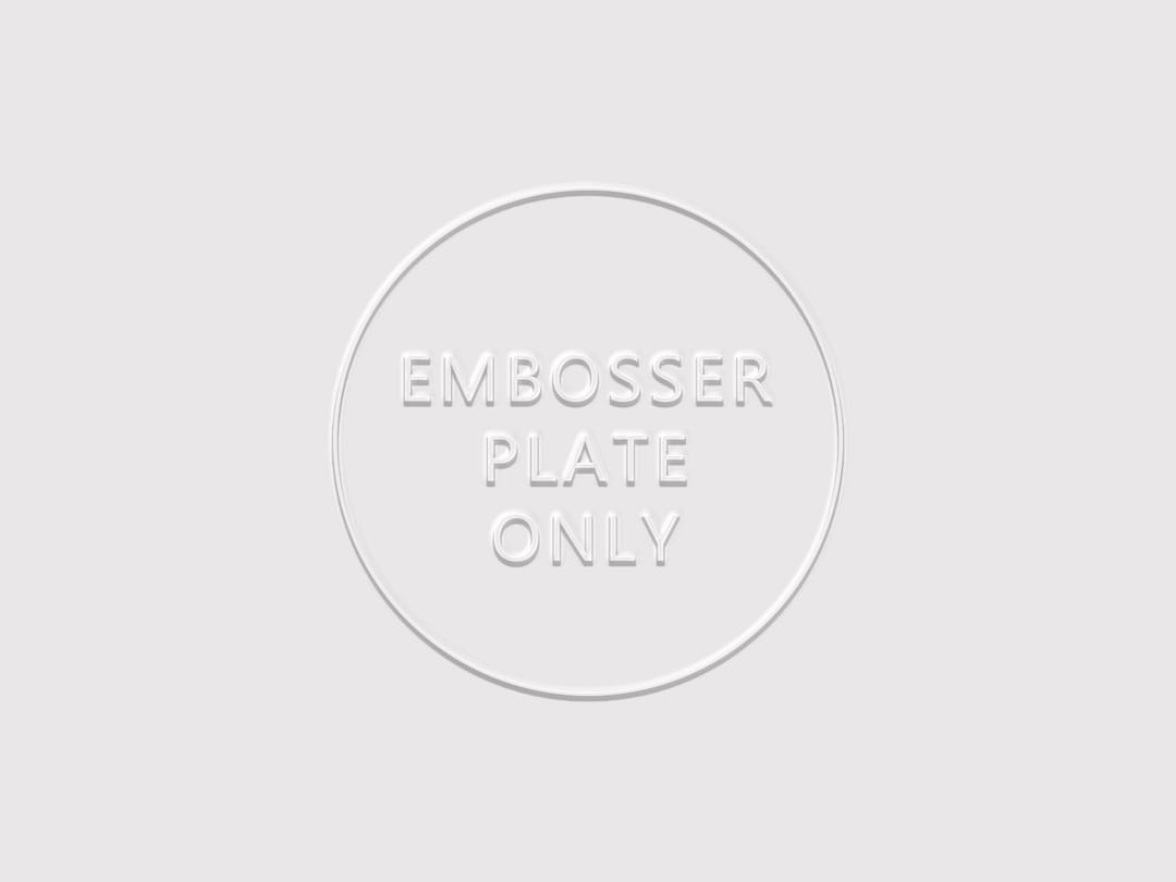 Embosser Replacement Plate Embosser Insert Die Circle Personalized