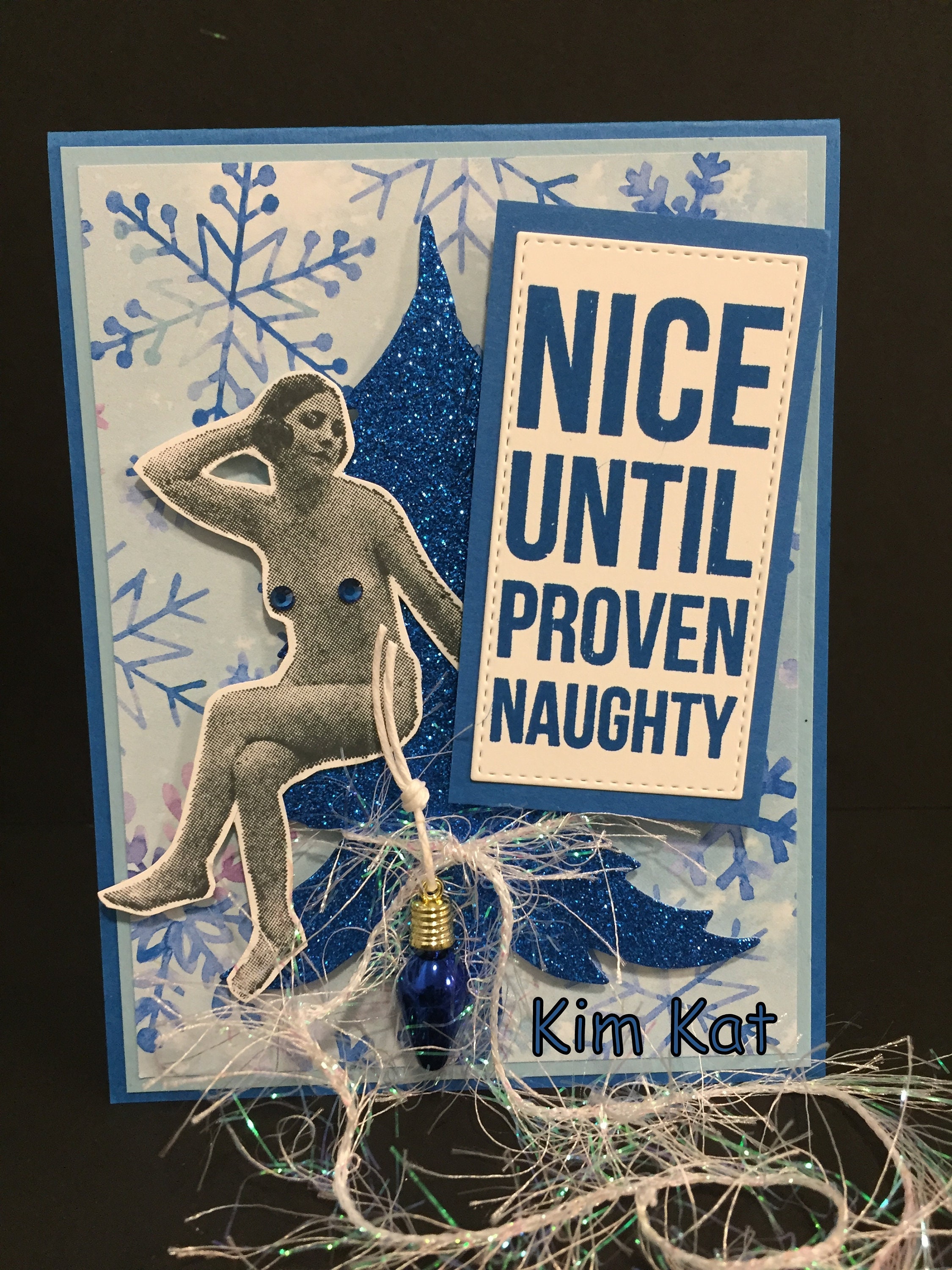 Naked Girl Christmas Cards