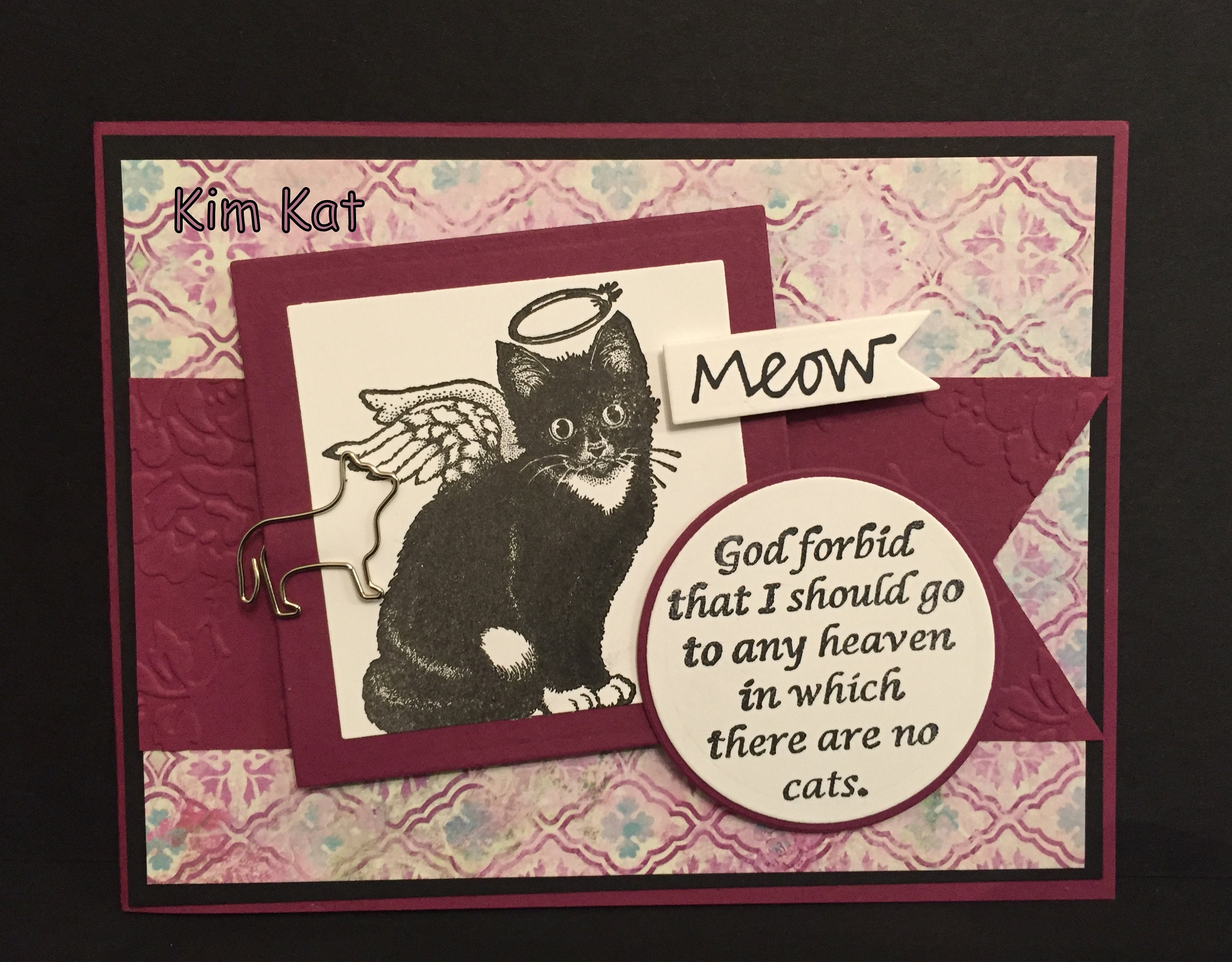Cat Card Sympathy Pop Up No Cats In Heaven Angel Pet Loss 3d Etsy Cat Card Sympathy Pop Up No Cats In Heaven Angel Pet Loss 3d Etsy