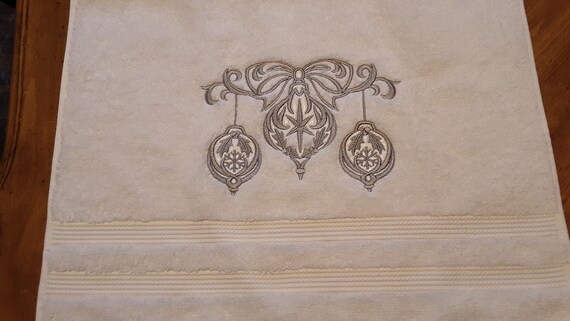 Christmas Hand Towel Christmas Decor Bathroom Decor Etsy