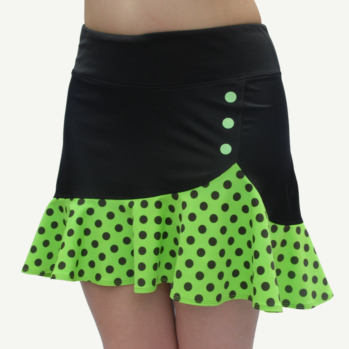 Green Ruffle Tennis Skirt NO SHORTS ATTACHED Golf Skirt Etsy