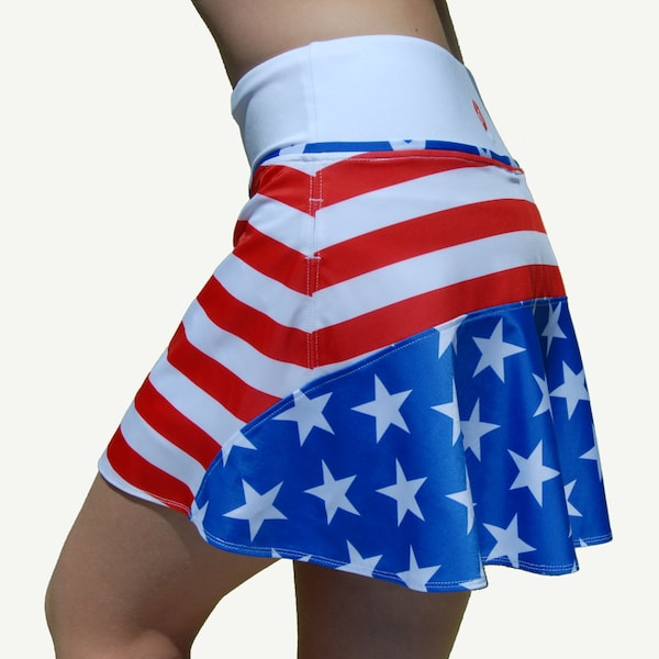 Stars-n-Stripes Running Skirt