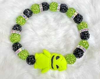 Oogie Boogie Bracelet, Oogie Boogie Rhinestone Bracelet, Nightmare Before Christmas, Halloween, Halloween Bracelet,Halloween Jewelry