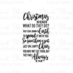 LANTERN Christmas in Heaven Decal
