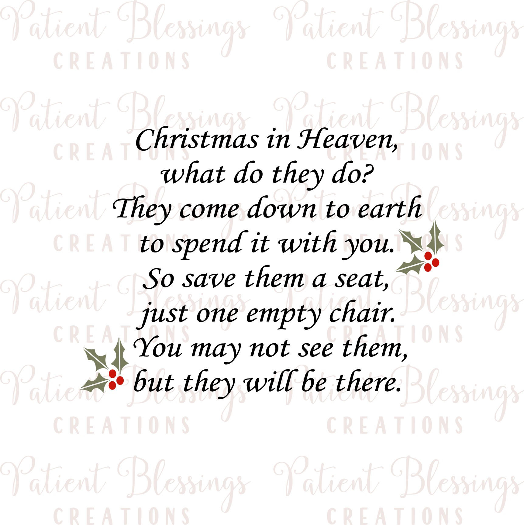 christmas in heaven decal - etsy