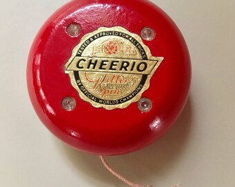 Vintage Red Cheerio Yo-Yo