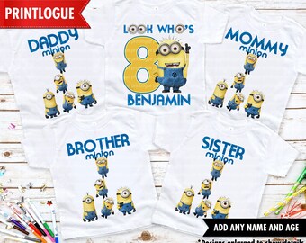 minion 1st birthday shirt