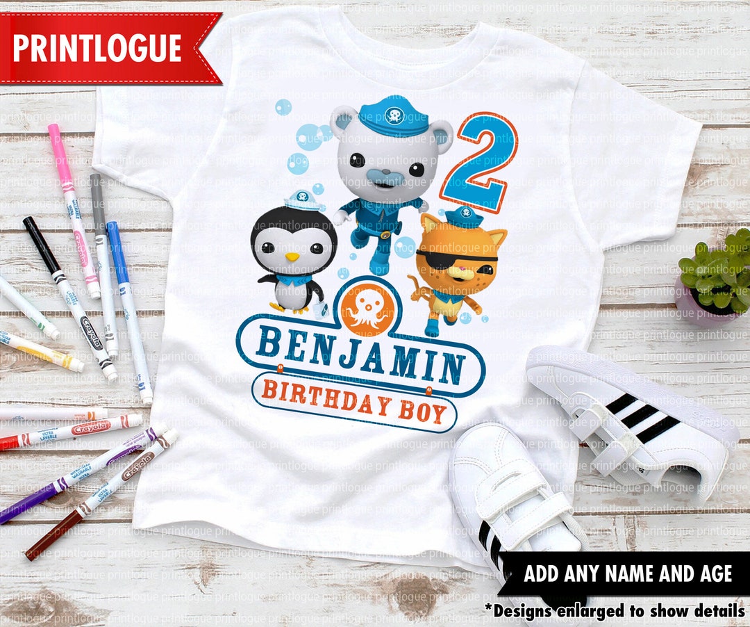 Octonauts Birthday Shirt, Octonauts Family Shirt, Octonauts Party Shirt ...