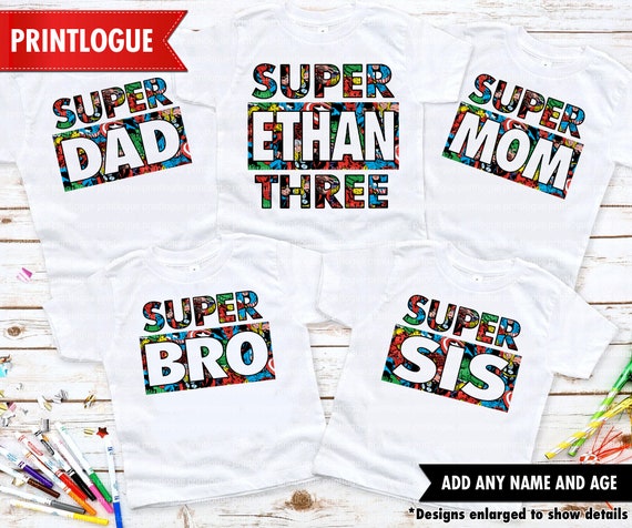 Avengers Birthday Shirt Superhero Shirt Superhero Birthday Shirt