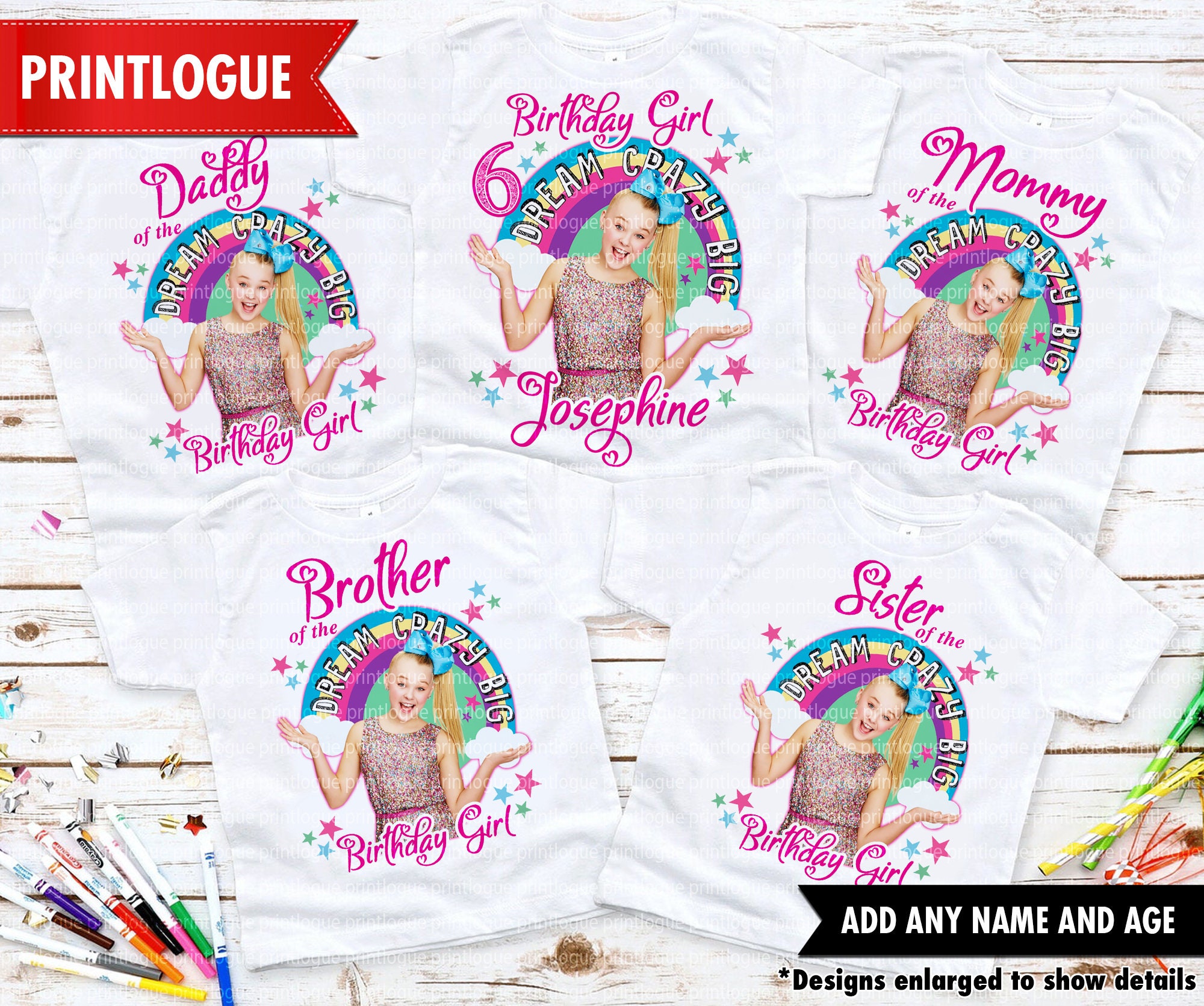 Jojo Siwa Birthday Shirt, Jojo siwa Family  Shirt, Animal Shirt, Jojo…