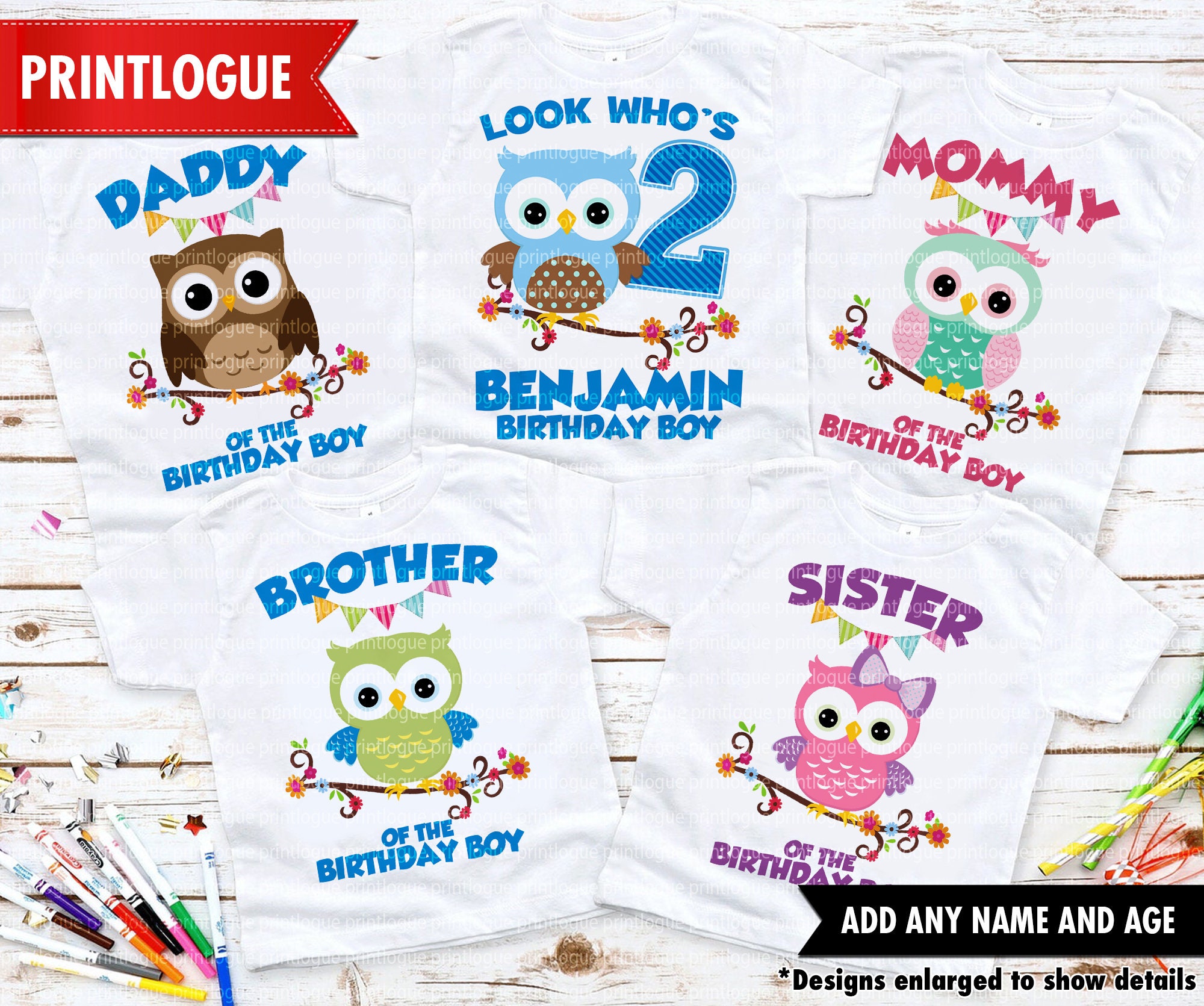 Owl Birthday Shirt, Owl Birthday Party Shirt, Birthday Owl, Matching Family T-Shirt, Owl's Famil
