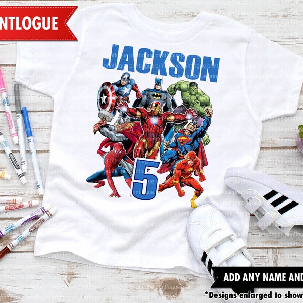 Avengers Birthday Shirt, Superhero Shirt, Superhero Birthday Shirt, Birthday Superhero, Matching Family T-Shirt, Superhero Family Shirt