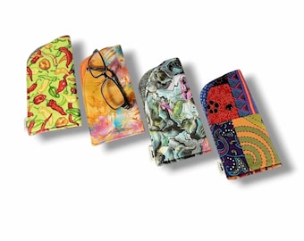 Handmade Padded Cotton Glasses Case: Soft Protective Sleeve
