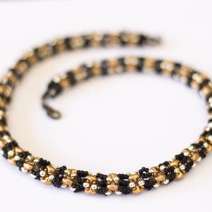 Instructions de motifs de perles, tutoriels et motifs de perles, motifs de colliers de perles, motifs de perles super duo, PDF, collier serpent