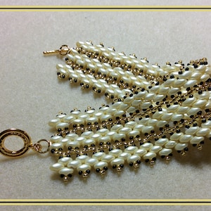 Beading pattern instructions, beading tutorials and patterns, beaded bracelet patterns, superduo bead patterns, DIY jewelry & beading, PDF