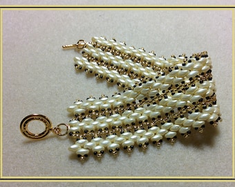 Instructies voor kralenpatronen, tutorials en patronen voor kralen, kralenarmbandpatronen, superduo kralenpatronen, doe-het-zelf sieraden en kralen, PDF
